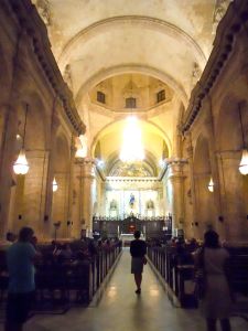 Interior da Catedral de Havana