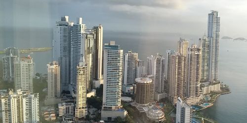 188 vista do 55o andar do Hard Rock Hotel Panama